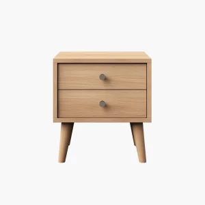 product-13 Modern 2-Drawer Wooden Nightstand