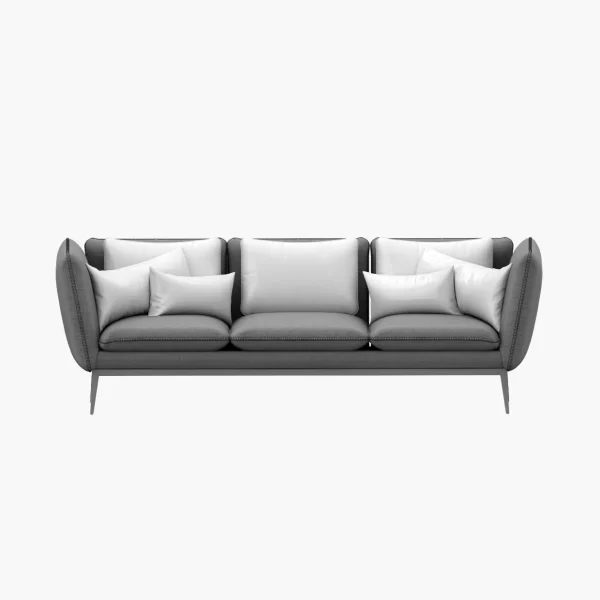 product-15 Modern 3-Seater Upholstered Sofa with Deep Cushions