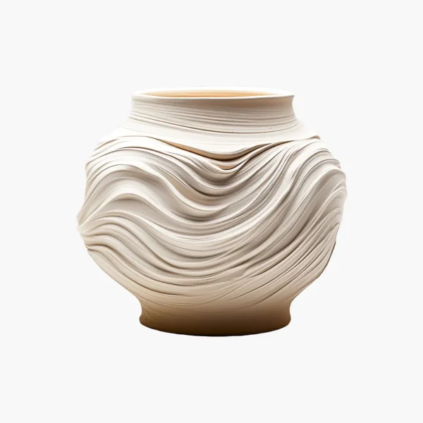 Modern Textured Ceramic Decorative Vase